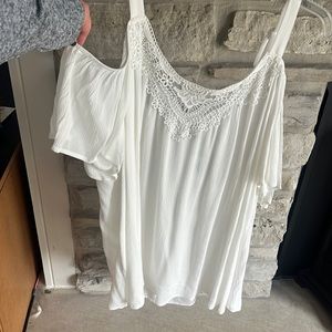 Flowy Cold Shoulder Torrid Top